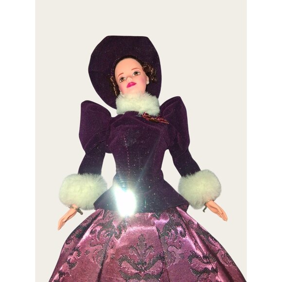 1996 Hallmark Holiday Traditions Barbie Doll Special Edition With Box - Picture 6 of 12